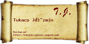 Tukacs Jázmin névjegykártya